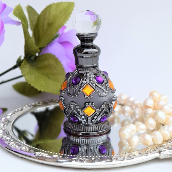 Decorative Gem Perfume/Essential Oil Bottle, Empty, New - Picture 9 of 10